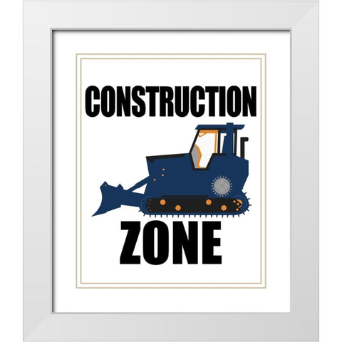 Build 3 White Modern Wood Framed Art Print with Double Matting by Allen, Kimberly
