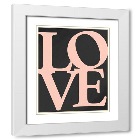 Nope 2 White Modern Wood Framed Art Print with Double Matting by Allen, Kimberly