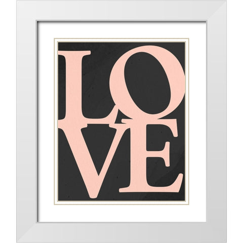 Nope 2 White Modern Wood Framed Art Print with Double Matting by Allen, Kimberly