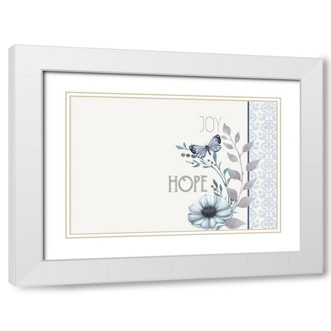 Inspiration 2 White Modern Wood Framed Art Print with Double Matting by Allen, Kimberly