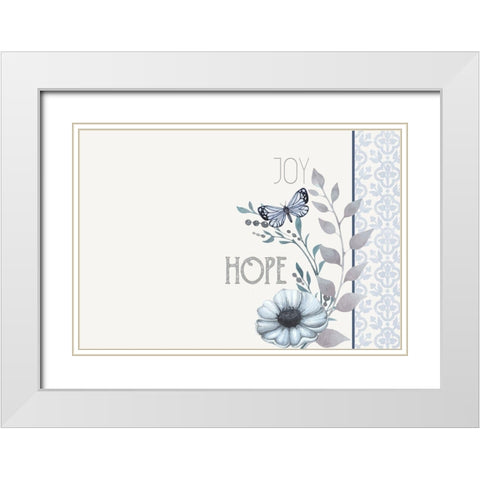 Inspiration 2 White Modern Wood Framed Art Print with Double Matting by Allen, Kimberly