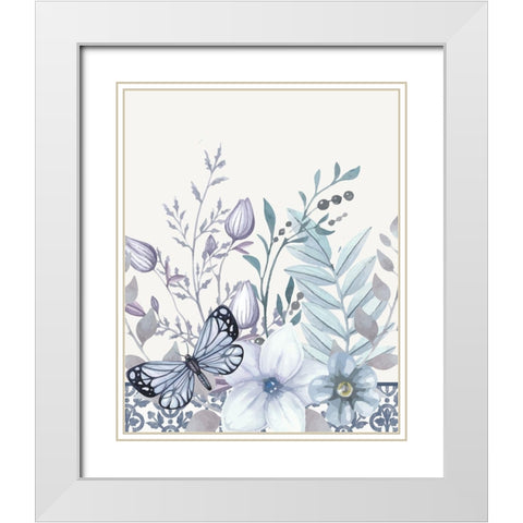 Inspiration 3 White Modern Wood Framed Art Print with Double Matting by Allen, Kimberly