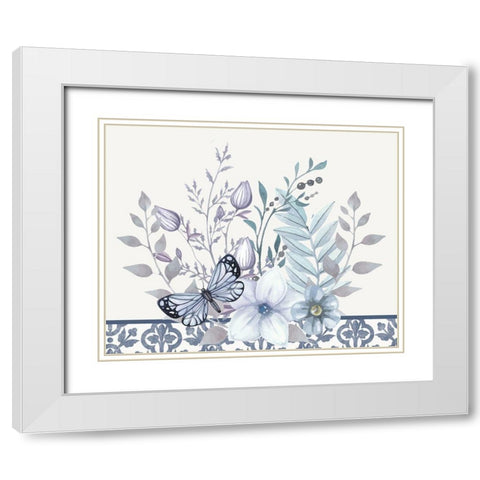 Inspiration 4 White Modern Wood Framed Art Print with Double Matting by Allen, Kimberly