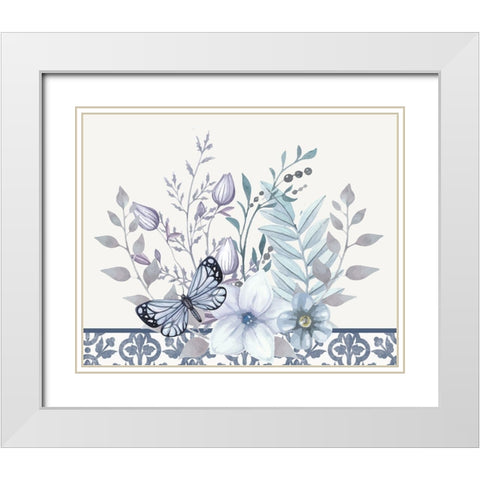 Inspiration 4 White Modern Wood Framed Art Print with Double Matting by Allen, Kimberly