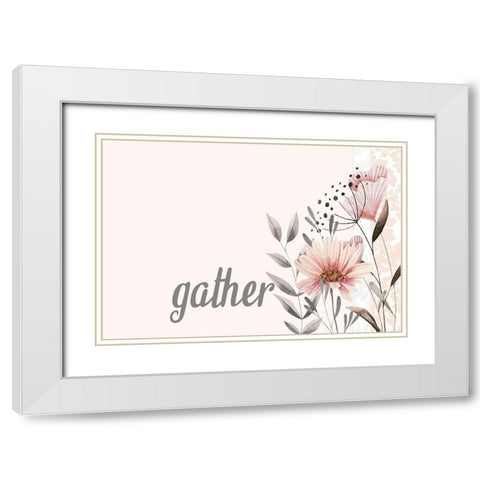 Always Blessed 6 White Modern Wood Framed Art Print with Double Matting by Allen, Kimberly