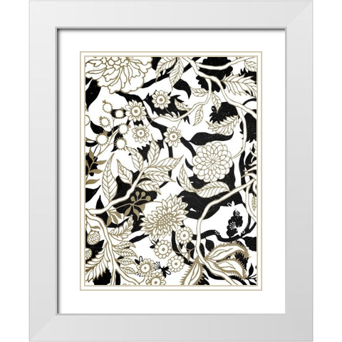 Vibes 1 White Modern Wood Framed Art Print with Double Matting by Allen, Kimberly