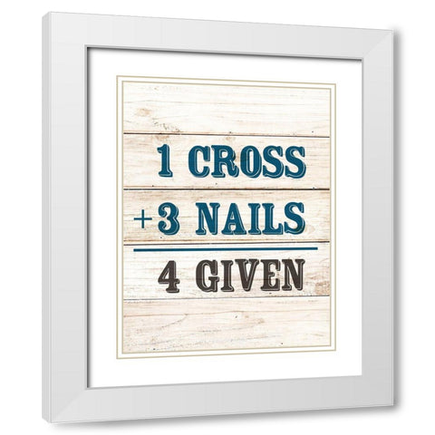4 Given White Modern Wood Framed Art Print with Double Matting by Allen, Kimberly