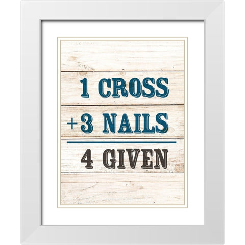 4 Given White Modern Wood Framed Art Print with Double Matting by Allen, Kimberly