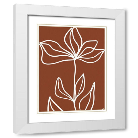Staged Fall 2 White Modern Wood Framed Art Print with Double Matting by Allen, Kimberly
