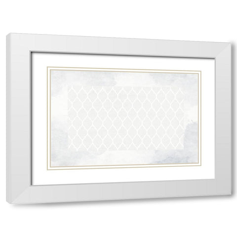Blessings 7 White Modern Wood Framed Art Print with Double Matting by Allen, Kimberly