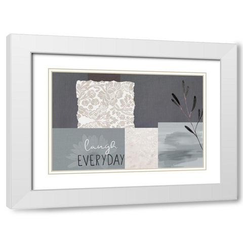 Love Beyond 5 White Modern Wood Framed Art Print with Double Matting by Allen, Kimberly