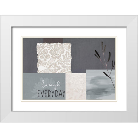 Love Beyond 5 White Modern Wood Framed Art Print with Double Matting by Allen, Kimberly