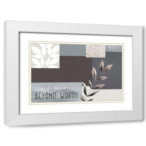 Love Beyond 6 White Modern Wood Framed Art Print with Double Matting by Allen, Kimberly