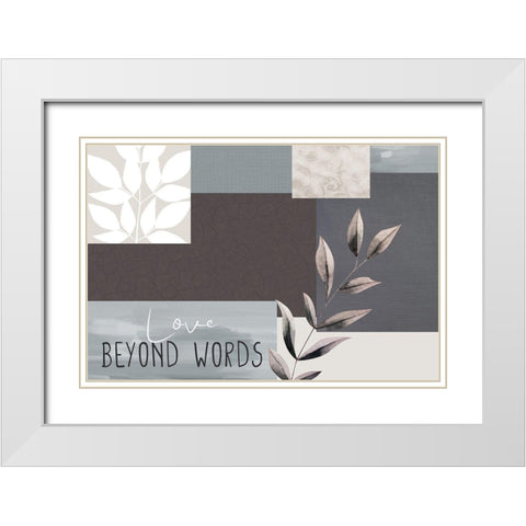 Love Beyond 6 White Modern Wood Framed Art Print with Double Matting by Allen, Kimberly