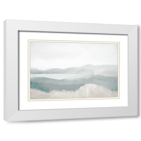 Dusk White Modern Wood Framed Art Print with Double Matting by Allen, Kimberly