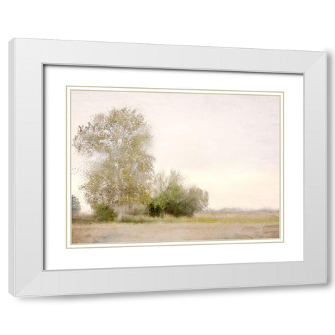 Countryside White Modern Wood Framed Art Print with Double Matting by Allen, Kimberly