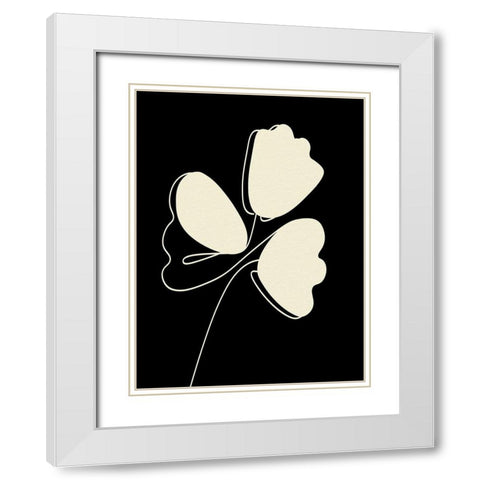 Natural 1 White Modern Wood Framed Art Print with Double Matting by Allen, Kimberly
