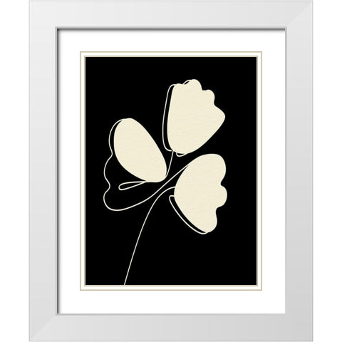 Natural 1 White Modern Wood Framed Art Print with Double Matting by Allen, Kimberly