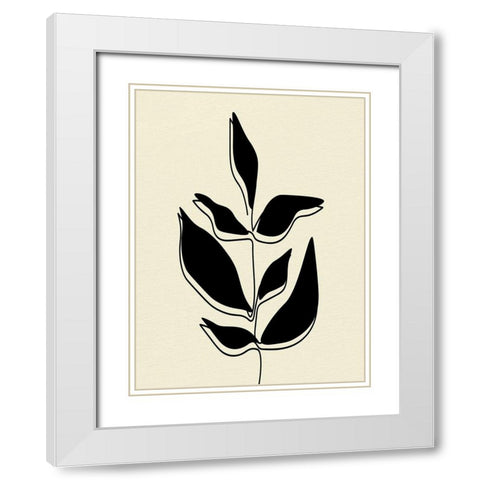 Natural 4 White Modern Wood Framed Art Print with Double Matting by Allen, Kimberly