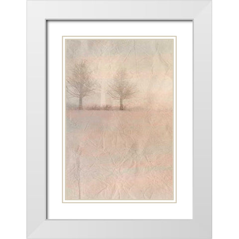 Dawn of Day 1 White Modern Wood Framed Art Print with Double Matting by Allen, Kimberly