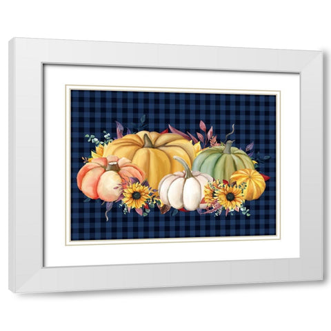 In the Fall 4 White Modern Wood Framed Art Print with Double Matting by Allen, Kimberly