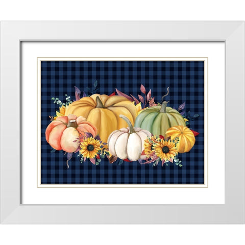 In the Fall 4 White Modern Wood Framed Art Print with Double Matting by Allen, Kimberly