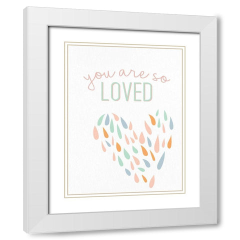 Amazing Things 3 White Modern Wood Framed Art Print with Double Matting by Allen, Kimberly