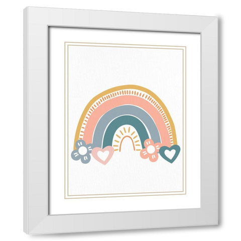 Learn 2 White Modern Wood Framed Art Print with Double Matting by Allen, Kimberly