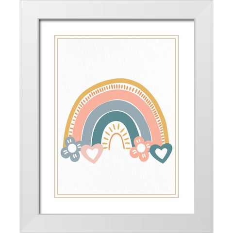 Learn 2 White Modern Wood Framed Art Print with Double Matting by Allen, Kimberly