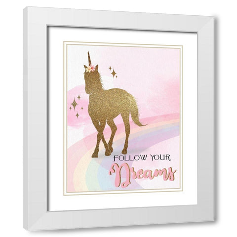 You Are Magic 2 v2 White Modern Wood Framed Art Print with Double Matting by Allen, Kimberly