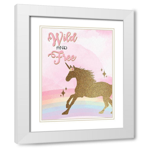 You Are Magic 4 v2 White Modern Wood Framed Art Print with Double Matting by Allen, Kimberly