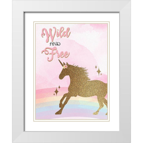 You Are Magic 4 v2 White Modern Wood Framed Art Print with Double Matting by Allen, Kimberly