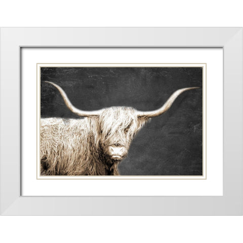 In the Highlands White Modern Wood Framed Art Print with Double Matting by Allen, Kimberly