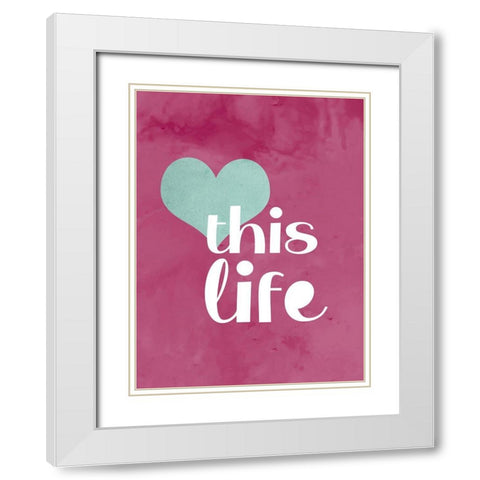 Love This White Modern Wood Framed Art Print with Double Matting by Allen, Kimberly