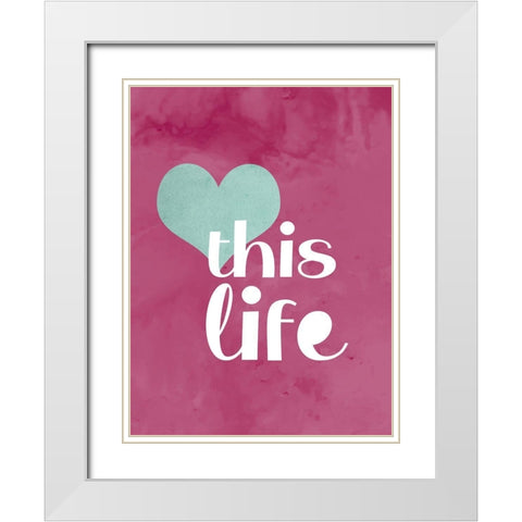 Love This White Modern Wood Framed Art Print with Double Matting by Allen, Kimberly