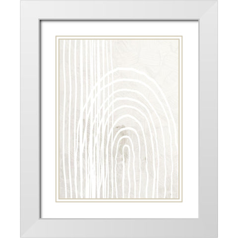 Arch 1 White Modern Wood Framed Art Print with Double Matting by Allen, Kimberly