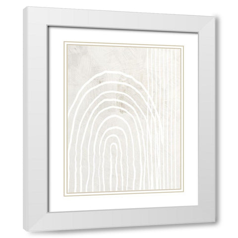 Arch 2 White Modern Wood Framed Art Print with Double Matting by Allen, Kimberly