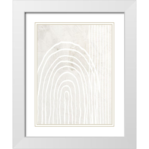 Arch 2 White Modern Wood Framed Art Print with Double Matting by Allen, Kimberly