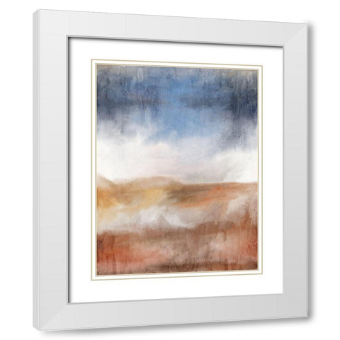 Sky and Earth 2 White Modern Wood Framed Art Print with Double Matting by Allen, Kimberly