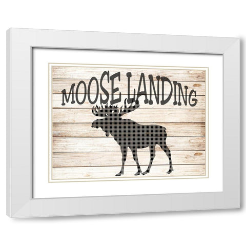 Crossing 2 White Modern Wood Framed Art Print with Double Matting by Allen, Kimberly