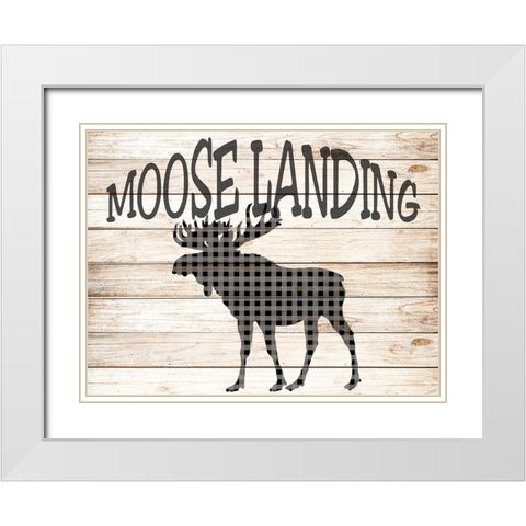 Crossing 2 White Modern Wood Framed Art Print with Double Matting by Allen, Kimberly