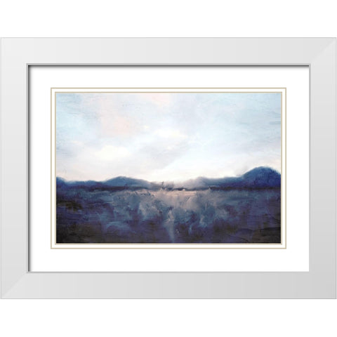 In the Shadows White Modern Wood Framed Art Print with Double Matting by Allen, Kimberly
