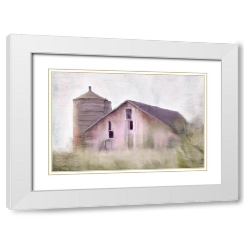 Memories White Modern Wood Framed Art Print with Double Matting by Allen, Kimberly