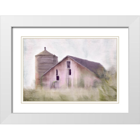 Memories White Modern Wood Framed Art Print with Double Matting by Allen, Kimberly