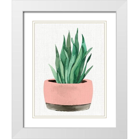 Planted 1 White Modern Wood Framed Art Print with Double Matting by Allen, Kimberly