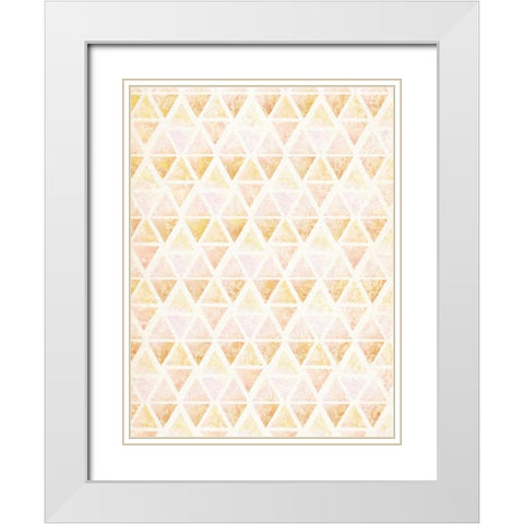 Lovely White Modern Wood Framed Art Print with Double Matting by Allen, Kimberly