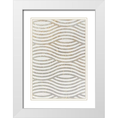 Concrete Panel C White Modern Wood Framed Art Print with Double Matting by Allen, Kimberly