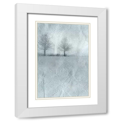 Dawn A White Modern Wood Framed Art Print with Double Matting by Allen, Kimberly