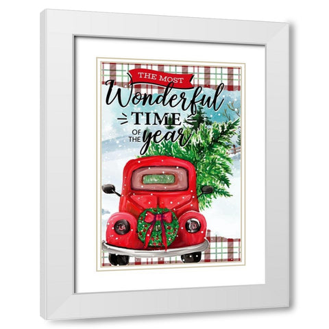 The Most Wonderful White Modern Wood Framed Art Print with Double Matting by Allen, Kimberly