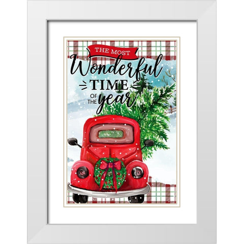 The Most Wonderful White Modern Wood Framed Art Print with Double Matting by Allen, Kimberly